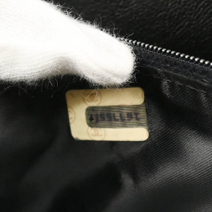 Chanel 1989-1991 Black White Cotton Houndstooth Binocular Bag