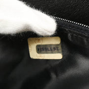 Chanel 1989-1991 Black White Cotton Houndstooth Binocular Bag
