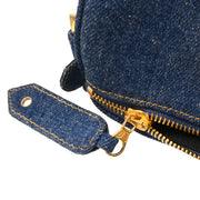 Chanel 1996-1997 Blue Denim 2way Duffle Handbag