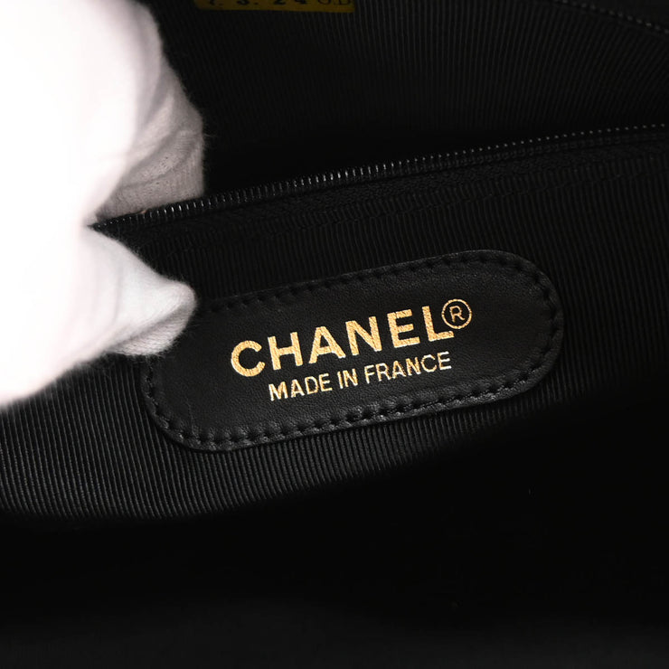 Chanel 1996-1997 Blue Denim 2way Duffle Handbag