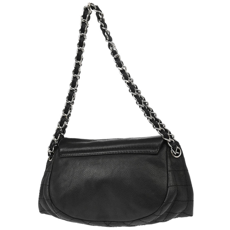 Chanel Black Caviar Chain Shoulder Bag
