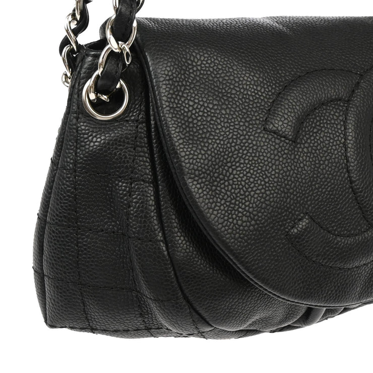 Chanel Black Caviar Chain Shoulder Bag
