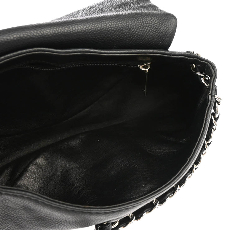 Chanel Black Caviar Chain Shoulder Bag