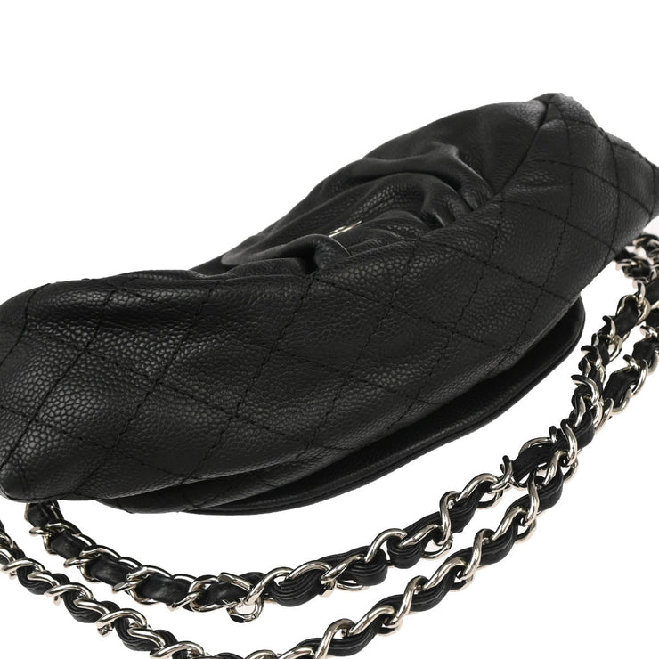 Chanel Black Caviar Chain Shoulder Bag