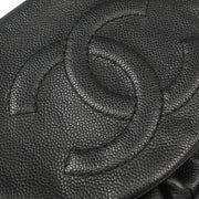 Chanel Black Caviar Chain Shoulder Bag