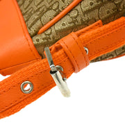Christian Dior 2005 Orange Beige Street Chic Trotter Handbag