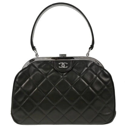 Chanel 1996-1997 Black Lambskin Handbag