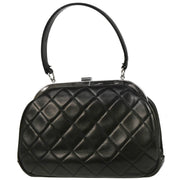 Chanel 1996-1997 Black Lambskin Handbag