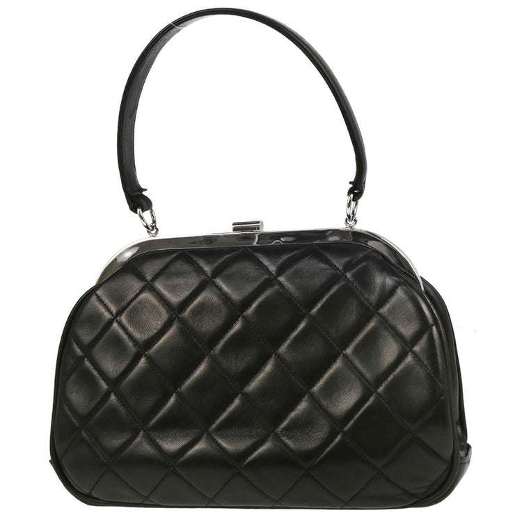 Chanel 1996-1997 Black Lambskin Handbag