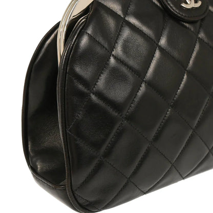 Chanel 1996-1997 Black Lambskin Handbag
