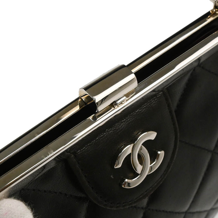 Chanel 1996-1997 Black Lambskin Handbag