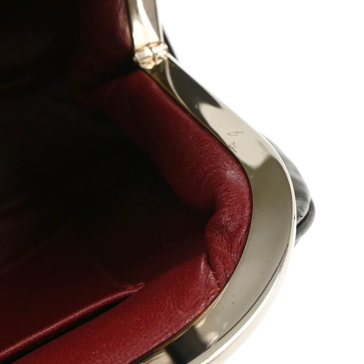 Chanel 1996-1997 Black Lambskin Handbag
