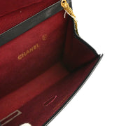 Chanel Black Lambskin Chain Shoulder Bag