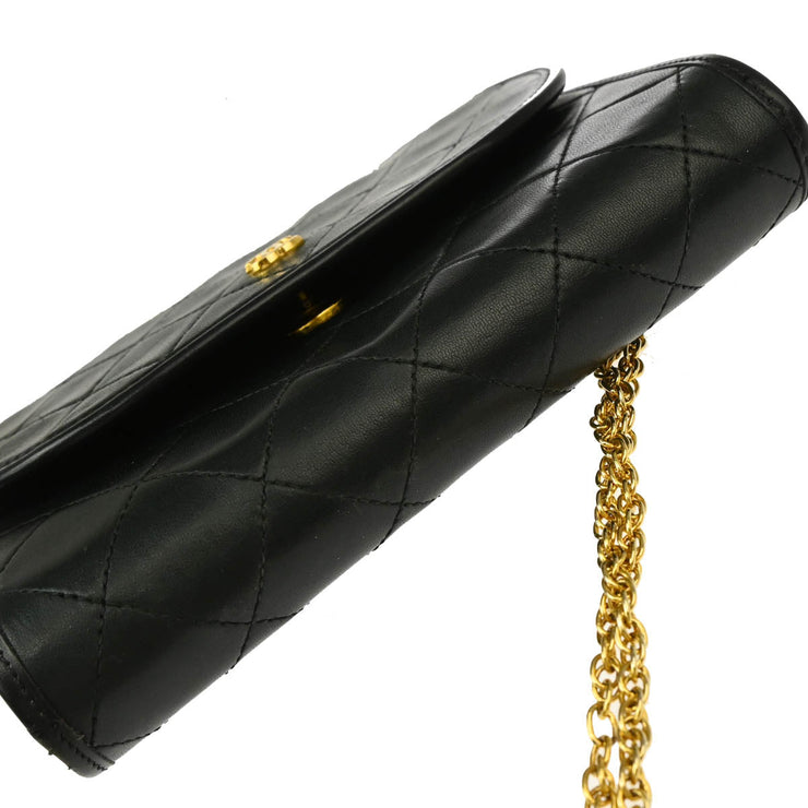 Chanel Black Lambskin Chain Shoulder Bag