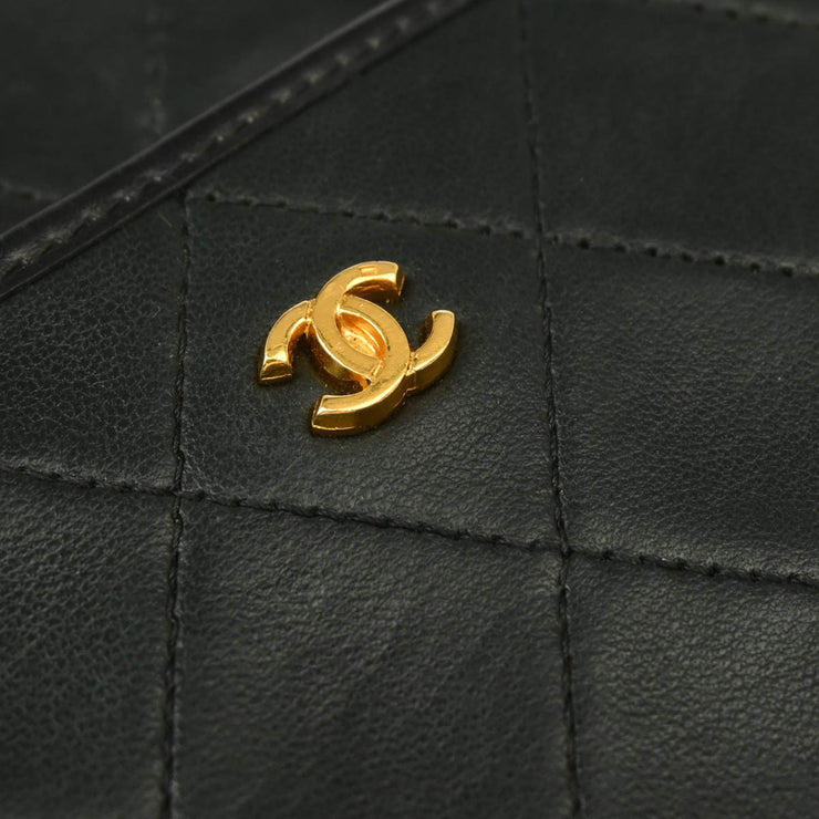 Chanel Black Lambskin Chain Shoulder Bag