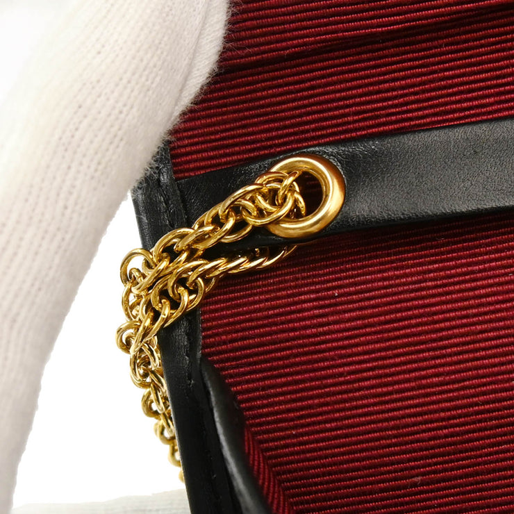Chanel Black Lambskin Chain Shoulder Bag
