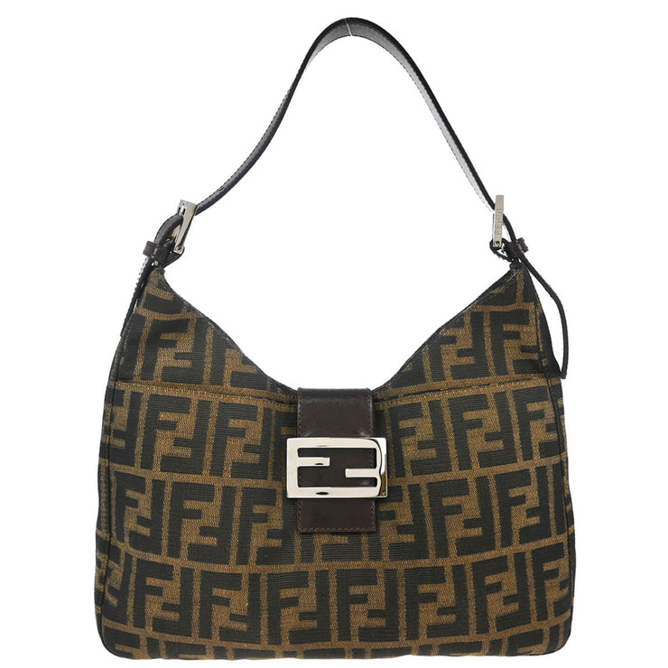 Fendi Brown Zucca Hobo Handbag