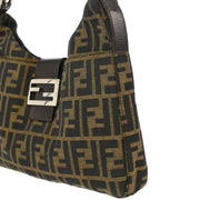 Fendi Brown Zucca Hobo Handbag