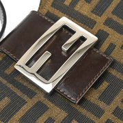 Fendi Brown Zucca Hobo Handbag