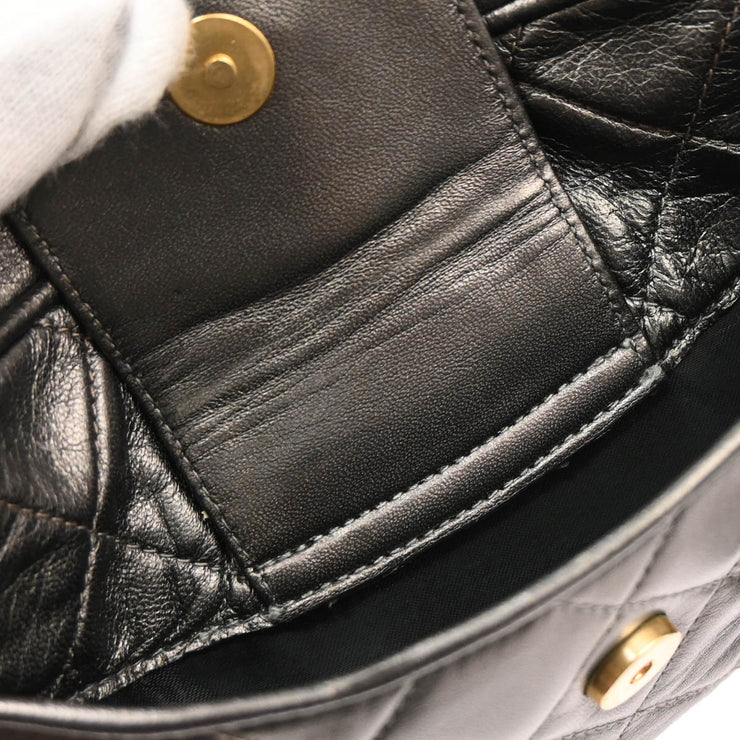Chanel 1989-1991 Gray Lambskin Camera Bag Mini