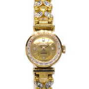 Omega De Ville Manual-winding Watch 18KYG Diamond Rhinestone