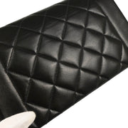 Chanel 1994-1996 Black Lambskin Small Diana Shoulder Bag