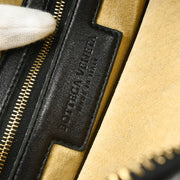 Bottega Veneta Black Intrecciato Hobo Handbag