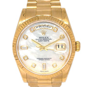 Rolex Oyster Perpetual Day Date Ref.118238 Self-winding Watch 36mm 18KYG