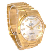 Rolex Oyster Perpetual Day Date Ref.118238 Self-winding Watch 36mm 18KYG