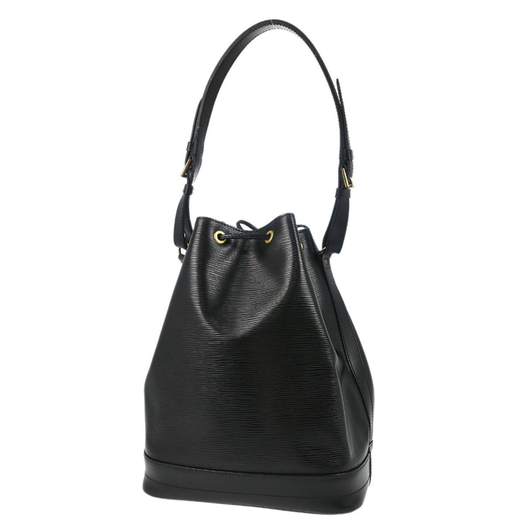 Louis Vuitton 1995 Black Epi Noe Drawstring Shoulder Bag M59002