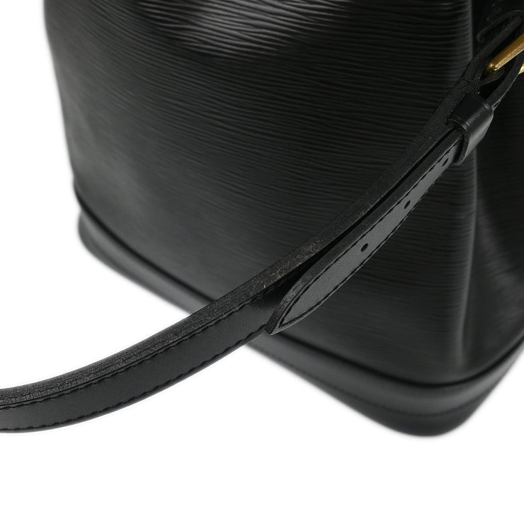 Louis Vuitton 1995 Black Epi Noe Drawstring Shoulder Bag M59002