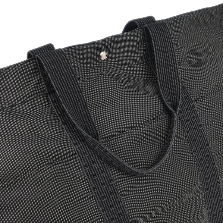 Hermes Gray Canvas Herline Tote TGM Handbag