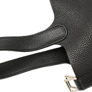 Hermes 2009 Black Taurillon Clemence Picotin Lock 18 PM Handbag