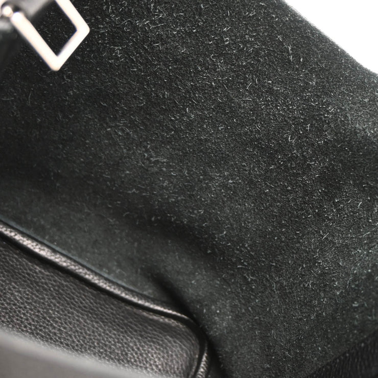 Hermes 2009 Black Taurillon Clemence Picotin Lock 18 PM Handbag
