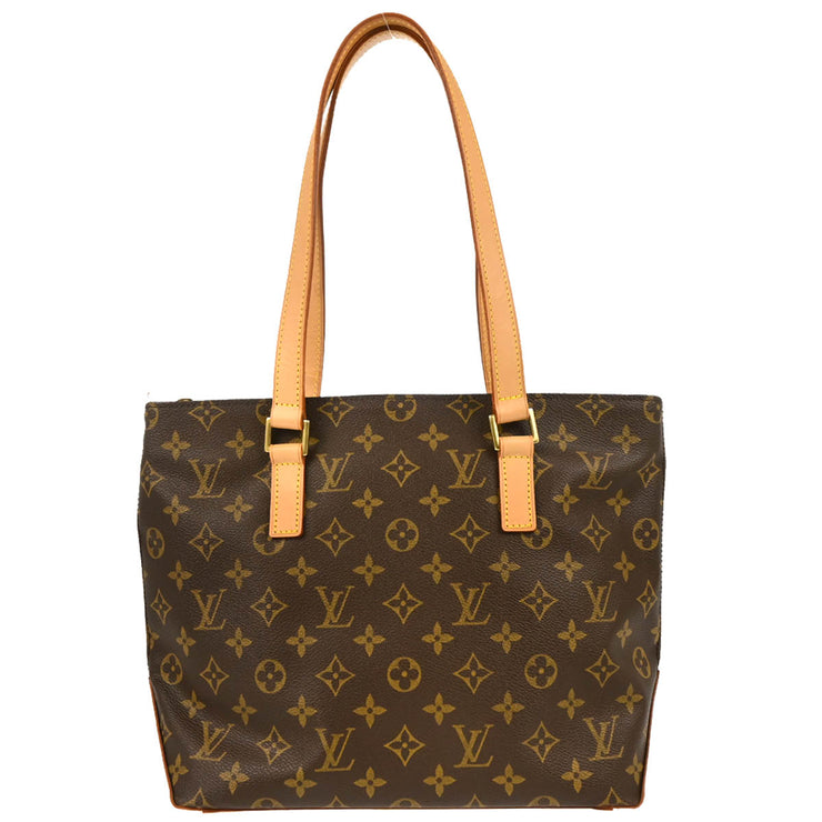 Louis Vuitton 2002 Monogram Cabas Piano Shoulder Tote Bag M51148