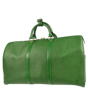 Louis Vuitton 1997 Green Epi Keepall 50 Travel Handbag M42964