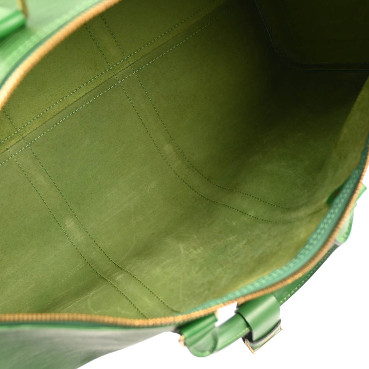Louis Vuitton 1997 Green Epi Keepall 50 Travel Handbag M42964