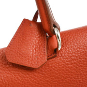 Hermes 2009 Sanguine Taurillon Clemence Shoulder Kelly Handbag
