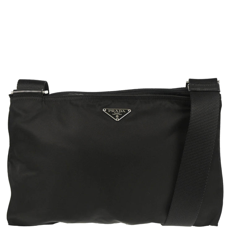 Prada Black Nylon Shoulder Bag