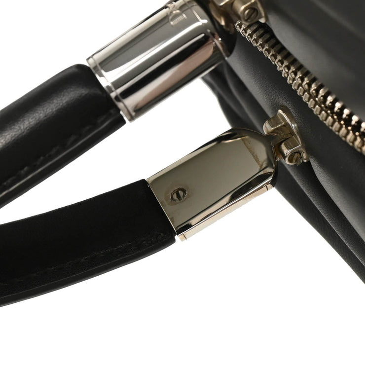 Christian Dior 2008 Black Leather Karenina Handbag