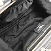Christian Dior 2008 Black Leather Karenina Handbag