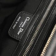 Christian Dior 2008 Black Leather Karenina Handbag