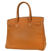 Hermes 2006 Gold Taurillon Clemence Birkin 30 Handbag