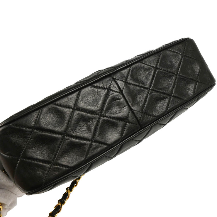 Chanel 1994-1996 Black Lambskin Camera Bag Small
