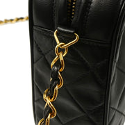 Chanel 1994-1996 Black Lambskin Camera Bag Small
