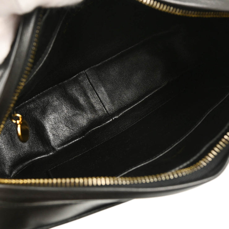 Chanel 1994-1996 Black Lambskin Camera Bag Small