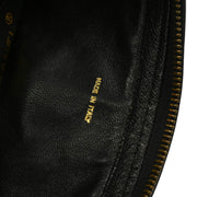 Chanel 1986-1988 Black Lambskin Camera Bag Small