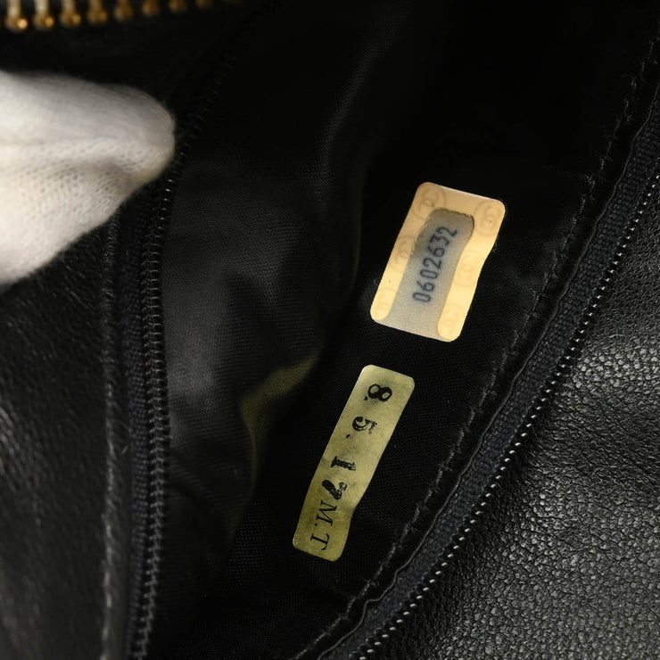 Chanel 1986-1988 Black Lambskin Camera Bag Small