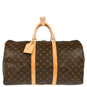 Louis Vuitton 2008 Monogram Keepall 50 Duffle Travel Handbag M41426