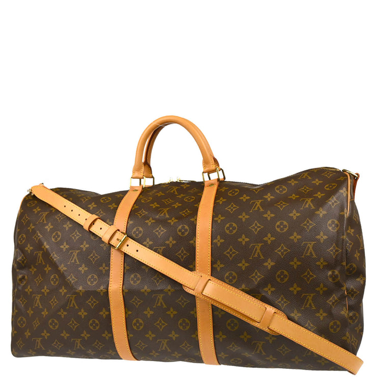 Louis Vuitton 1996 Monogram Keepall Bandouliere 60 Duffle Bag M41412